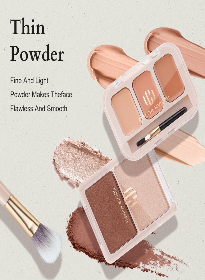 Color Nymph Girls Makeup Set For Teens With Travel-Friendly Makeup Kits Bag Included 9 Color Eyeshadow Palette Concealer Liquid Blush Eyeliner Lipgloss - #01 - Image 5